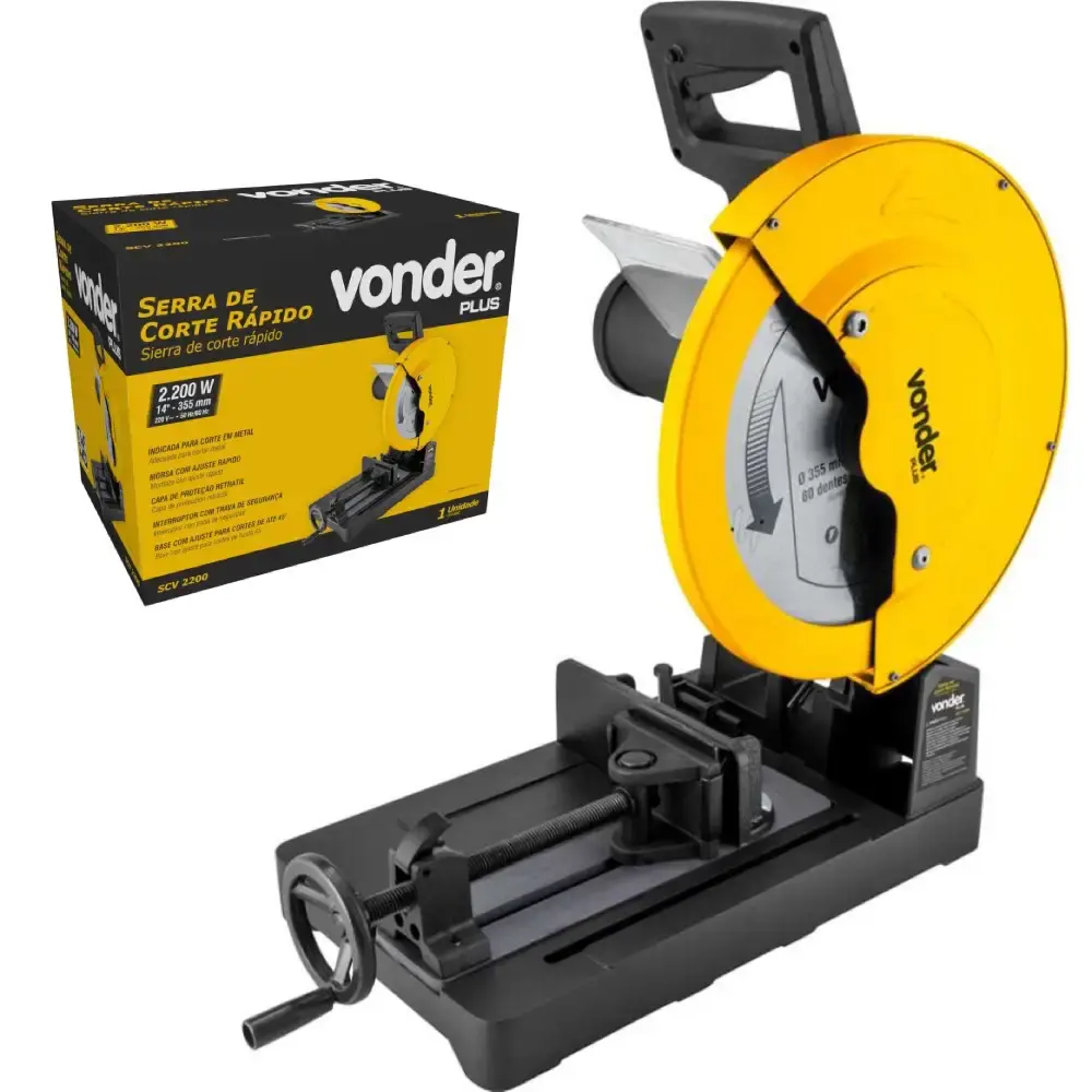 Serra rápida policorte 14 POL 2000W SCV2200 Vonder — fotografia de referência