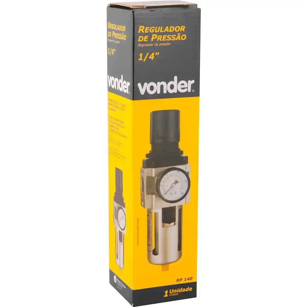 Regulador pressao 1/4 POL rp 140 vonder Vonder Cross — fotografia 2