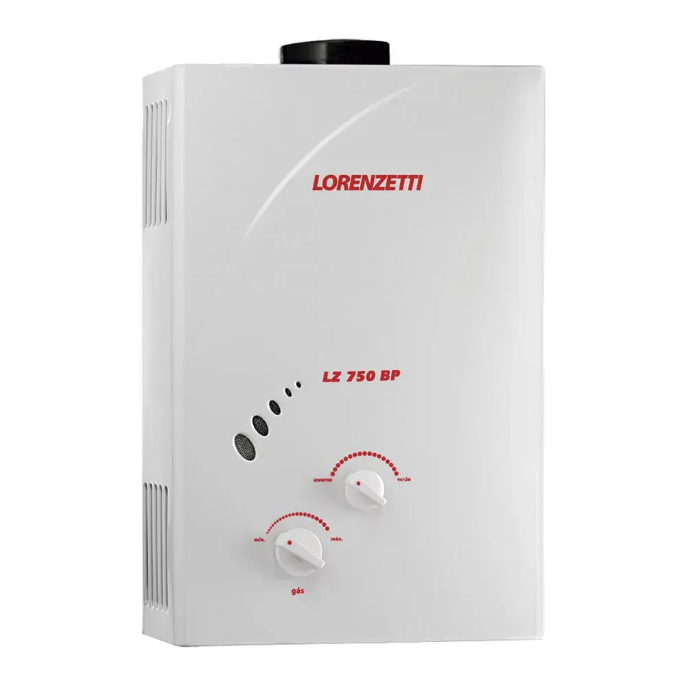 Aquecedor de água a gás LZ750BP glp lorenzetti duchas — fotografia de referência