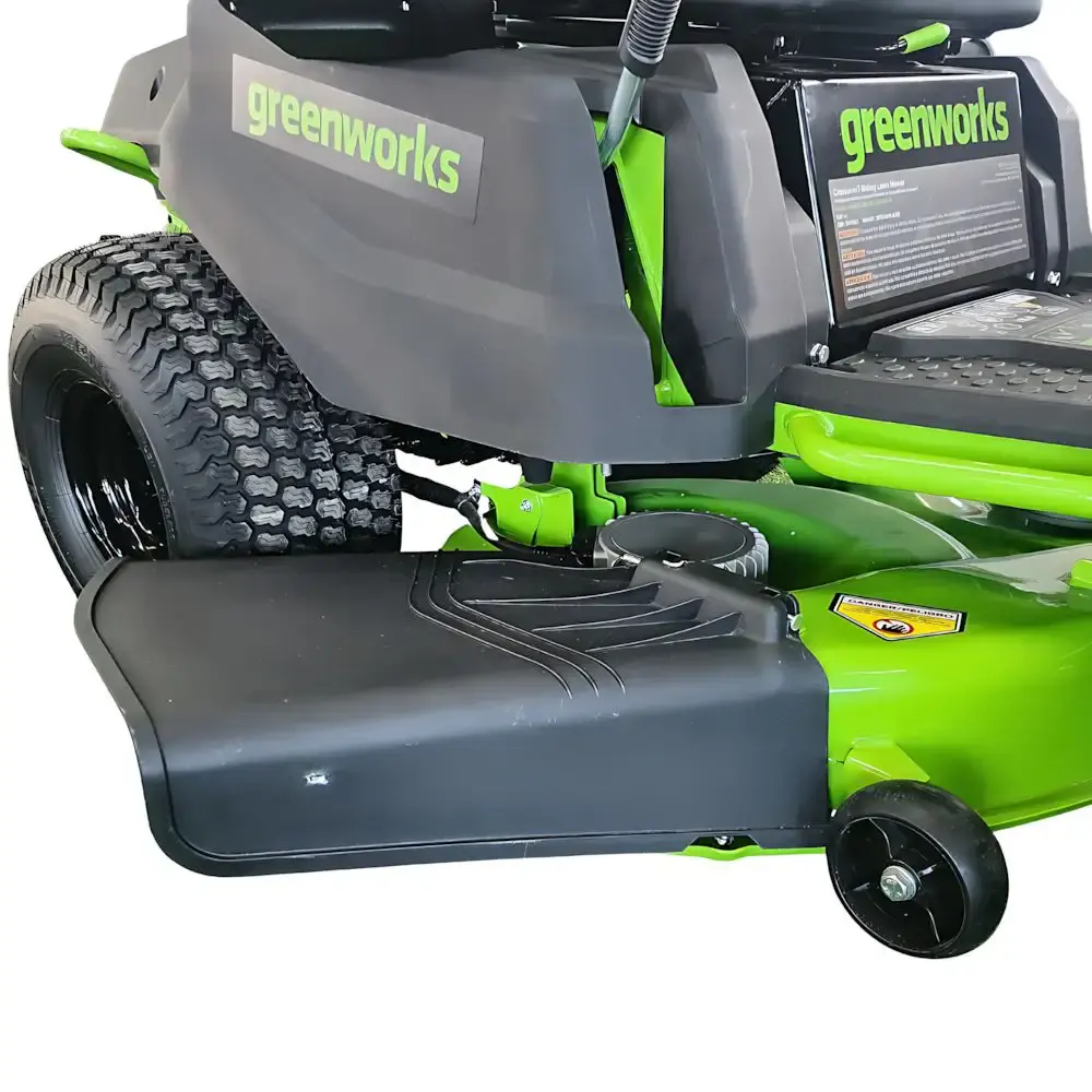 Trator cortador de grama a bateria 42 POL brushless 82V com 6 baterias 5.0AH e 3 carregadores Greenworks — fotografia 7