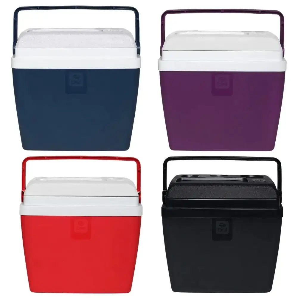 Caixa térmica 30 litros com porta-copos belfix Vermelho BEL — fotografia 2