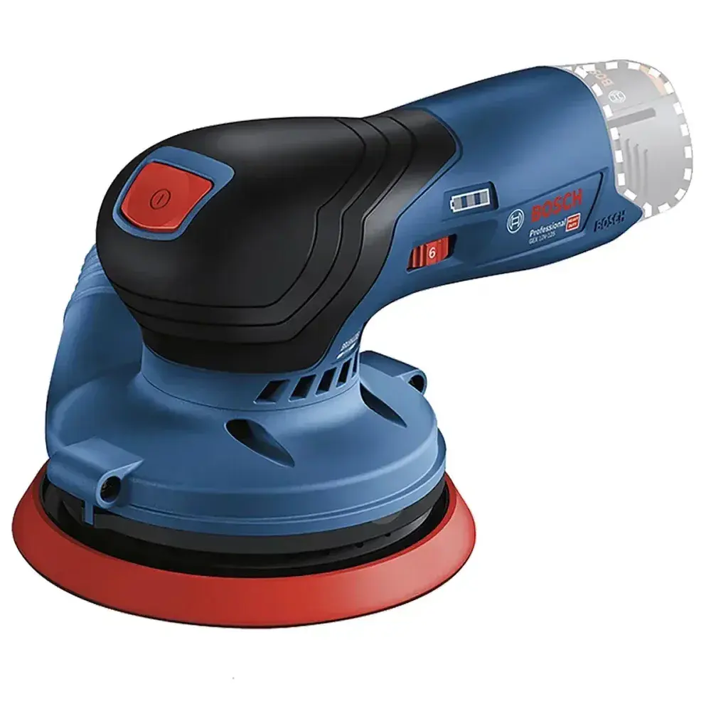 Lixadeira orbital a bateria gex 12V-125 12V sb Bosch — fotografia 7