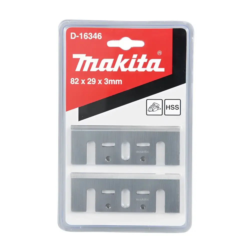 Faca da Plaina 82 mm HSS D-16346 MAKITA — fotografia de referência