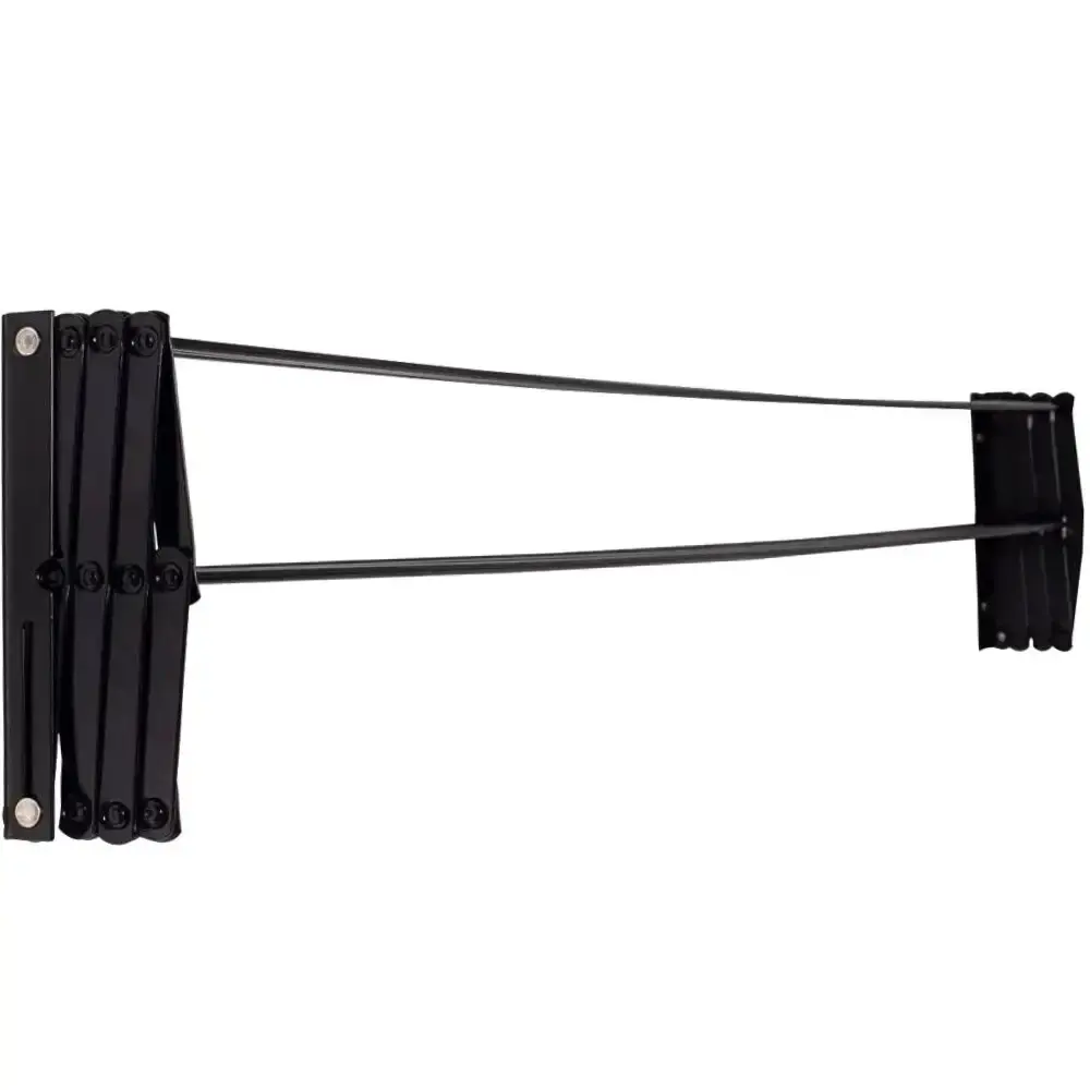Varal Sanfonado Aço 1 M x 46 CM Preto 006020 MOR — fotografia 4