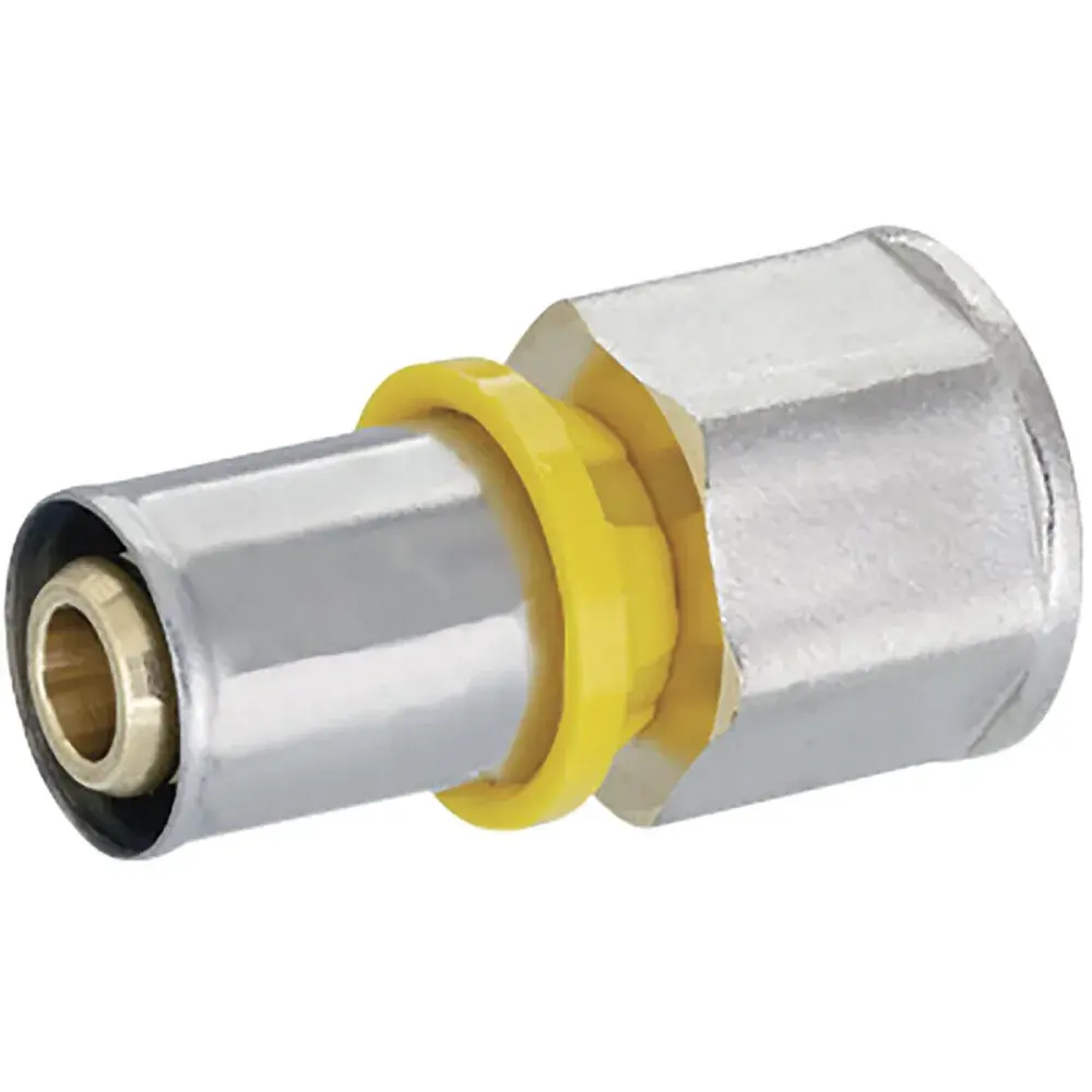 Conector gás transição Amanco fêmea DN16X1/2 — fotografia de referência