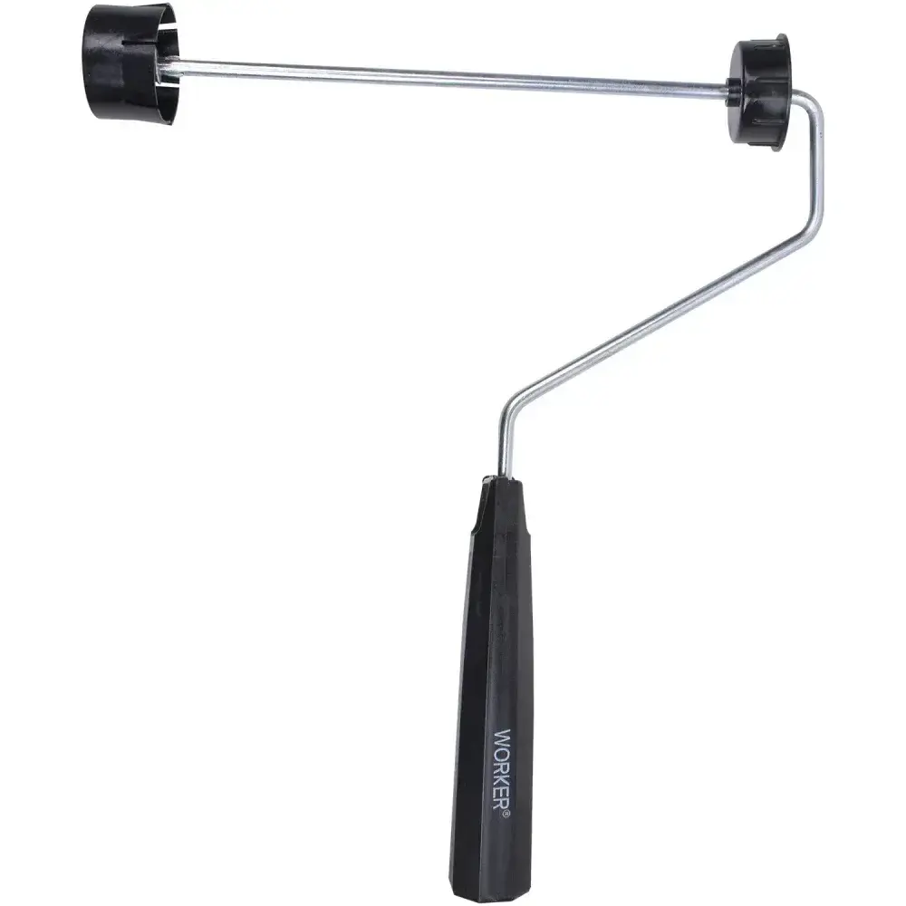 Garfo suporte preto sem gaiola para rolo de pintura 23CM Worker — fotografia de referência
