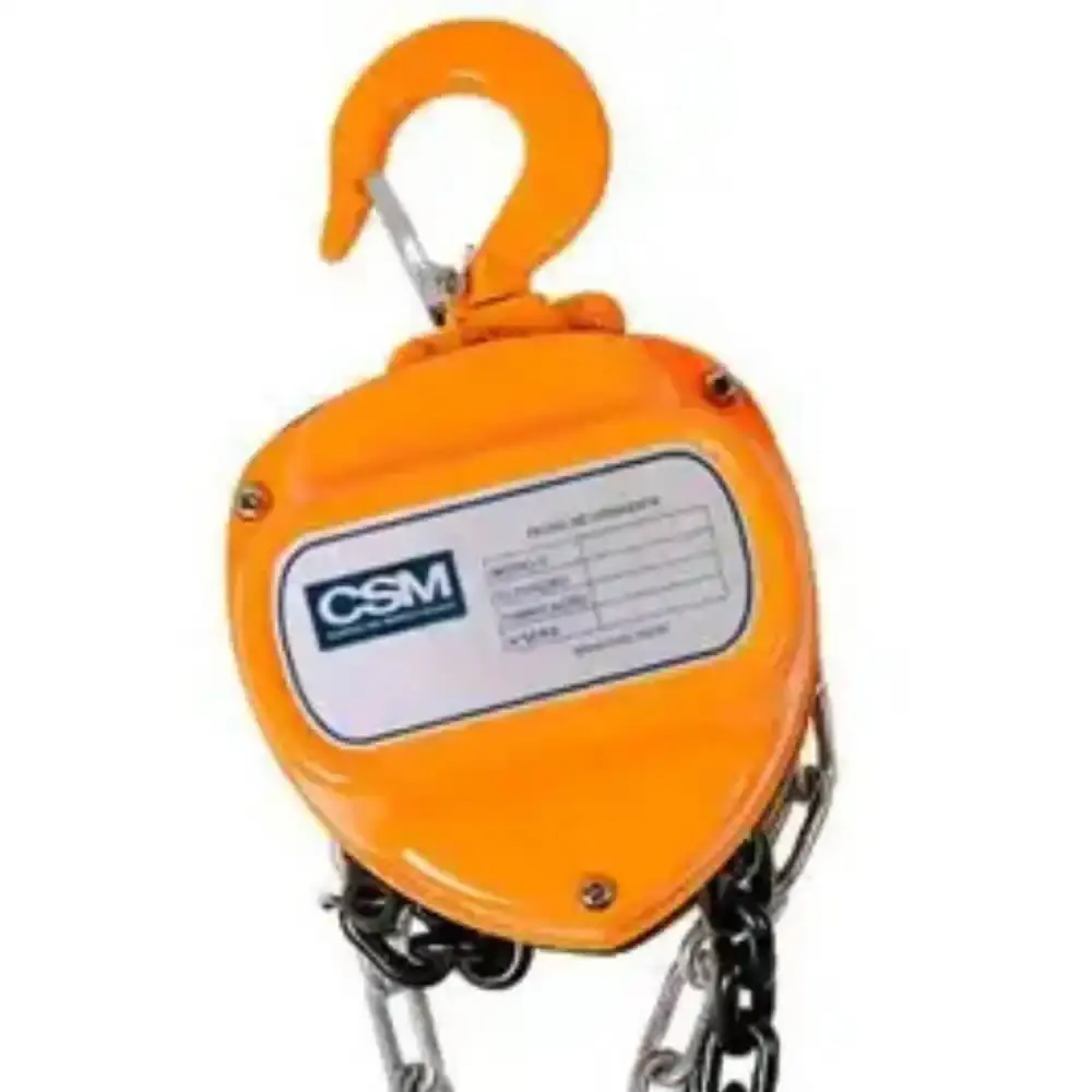Talha manual de corrente 1 TON elevação 7 metros TC 1000 CSM — fotografia 5