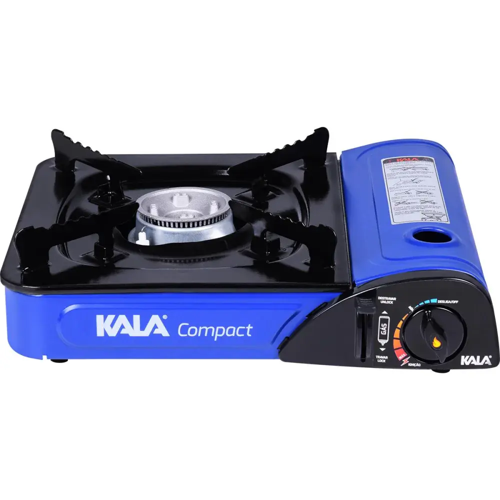 Fogareiro compact azul a gás Kala — fotografia 4