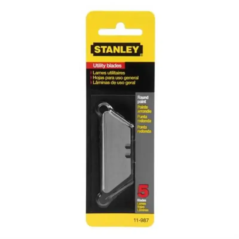 Lâmina de Reposição 11-987 c/ 5 Peças para Estilete Trapezoidal 18 MM 10-189C STANLEY — fotografia de referência