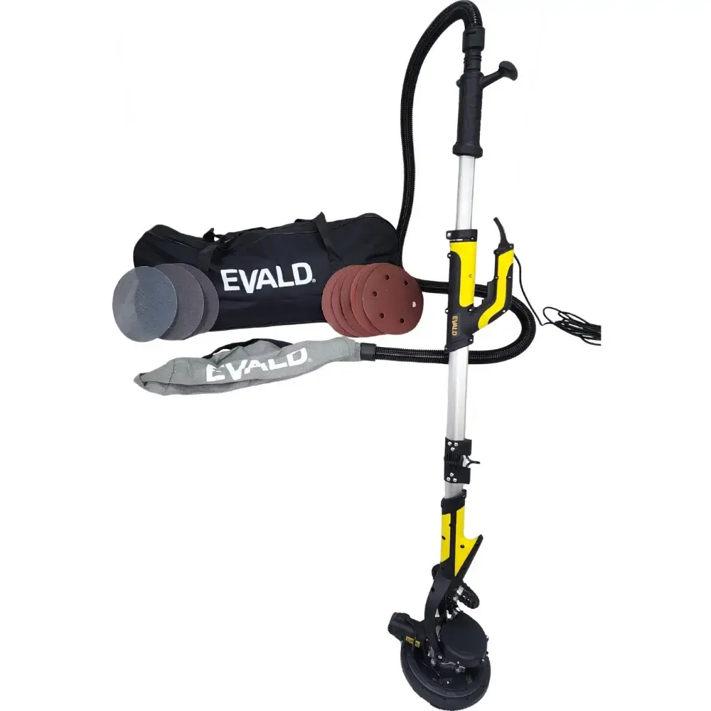 Lixadeira para parede e teto telescópica 360° 750W led e bolsa ELPT-750 Evald 220 V — fotografia 6