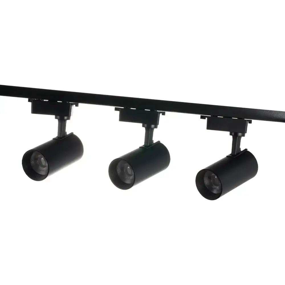 Trilho com spots led authentic 1 metro 6500K 12W Avant — fotografia de referência