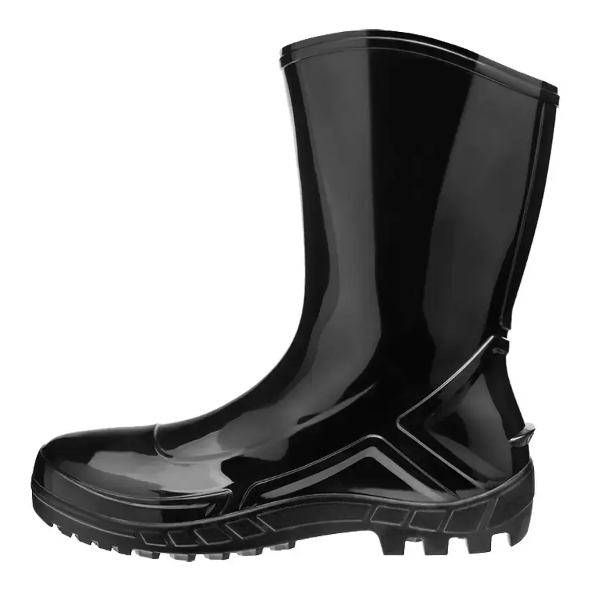 Bota ocupacional impermeável vulcaflex galocha PVC 110VFLEX-PR | 700453 preto Marluvas 42 — fotografia 2