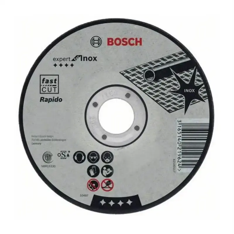 Disco de Corte Inox 7 POL x 1.6 MM EXPERT Kit 10 Unidades BOSCH — fotografia 2