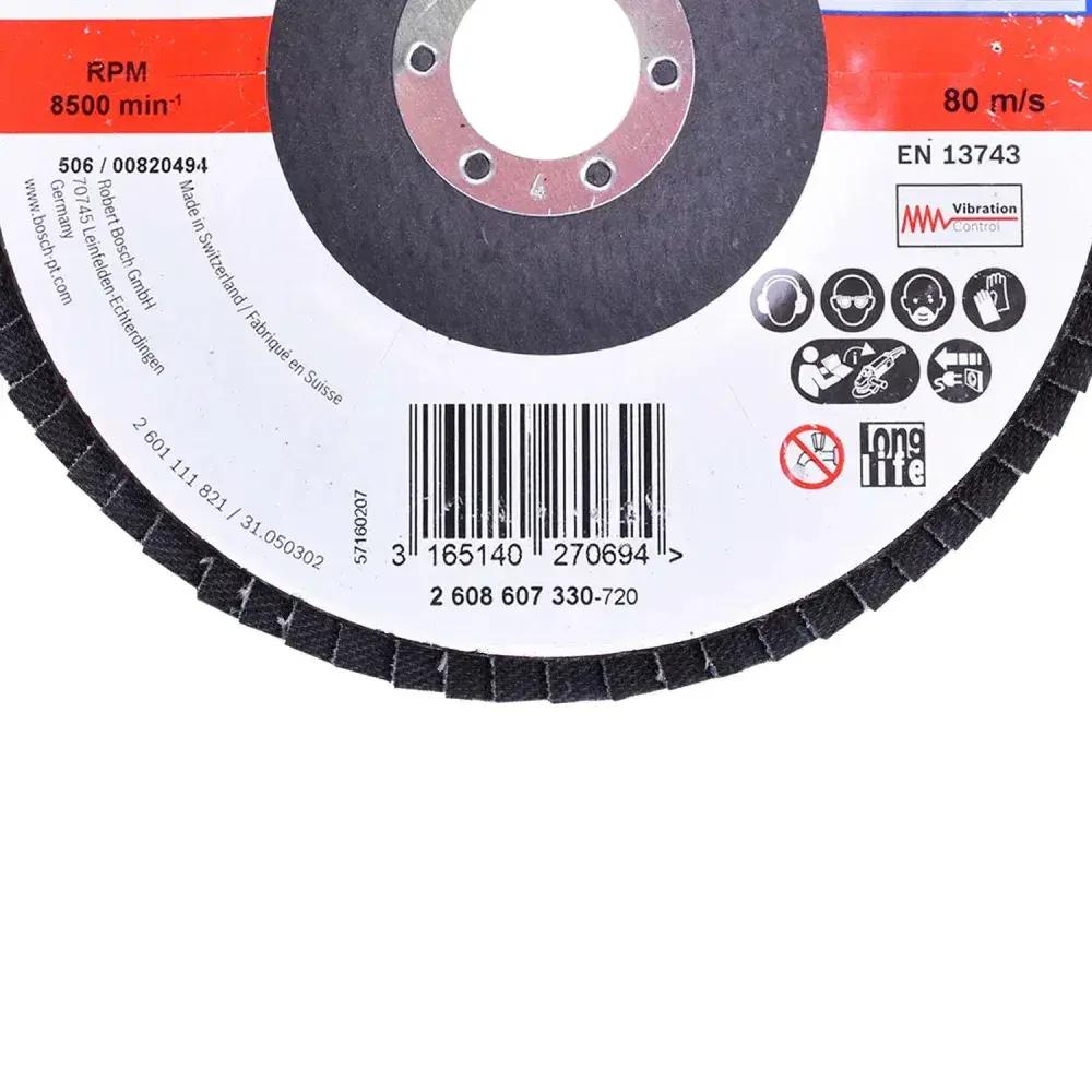 Disco flap 180X22MM G40 best for metal Bosch — fotografia 4