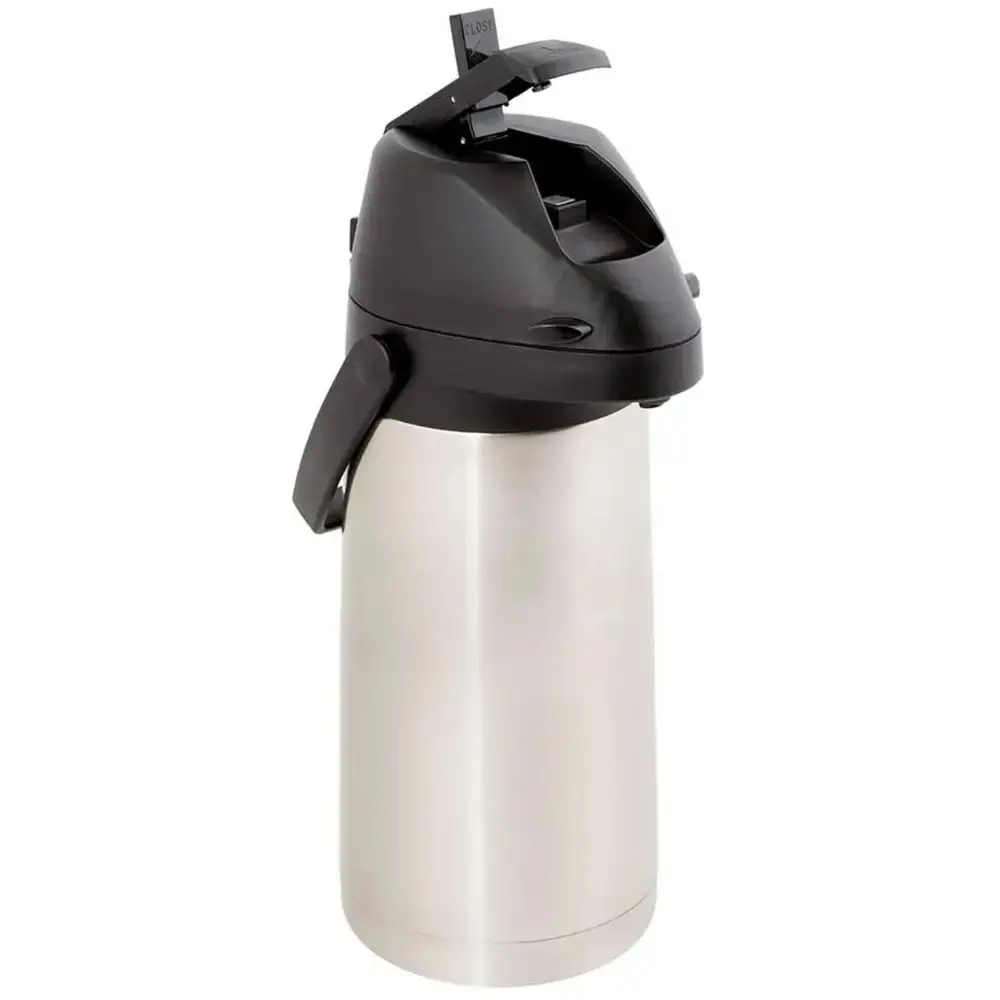 Garrafa térmica em inox 1,9 litros com alavanca airpot Mor — fotografia 3