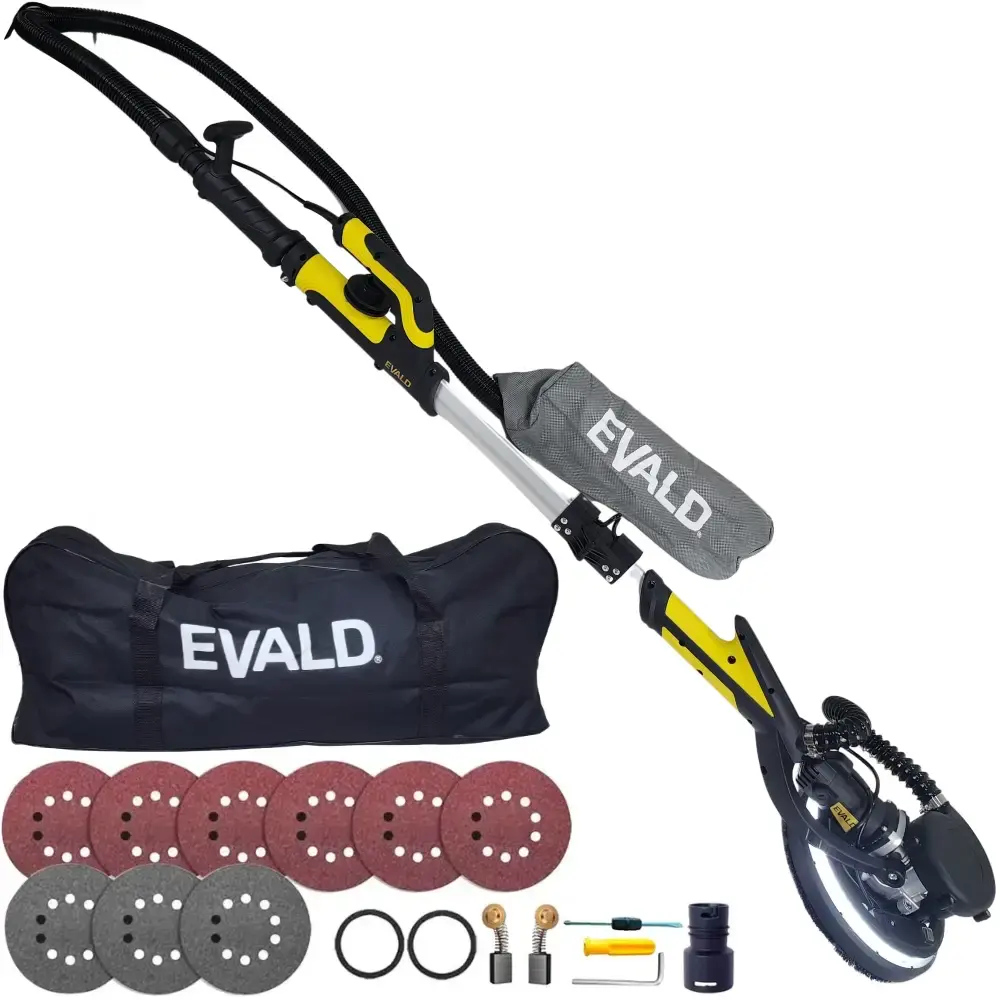 Lixadeira para parede e teto telescópica 360° 750W led e bolsa ELPT-750 Evald 220 V — fotografia de referência