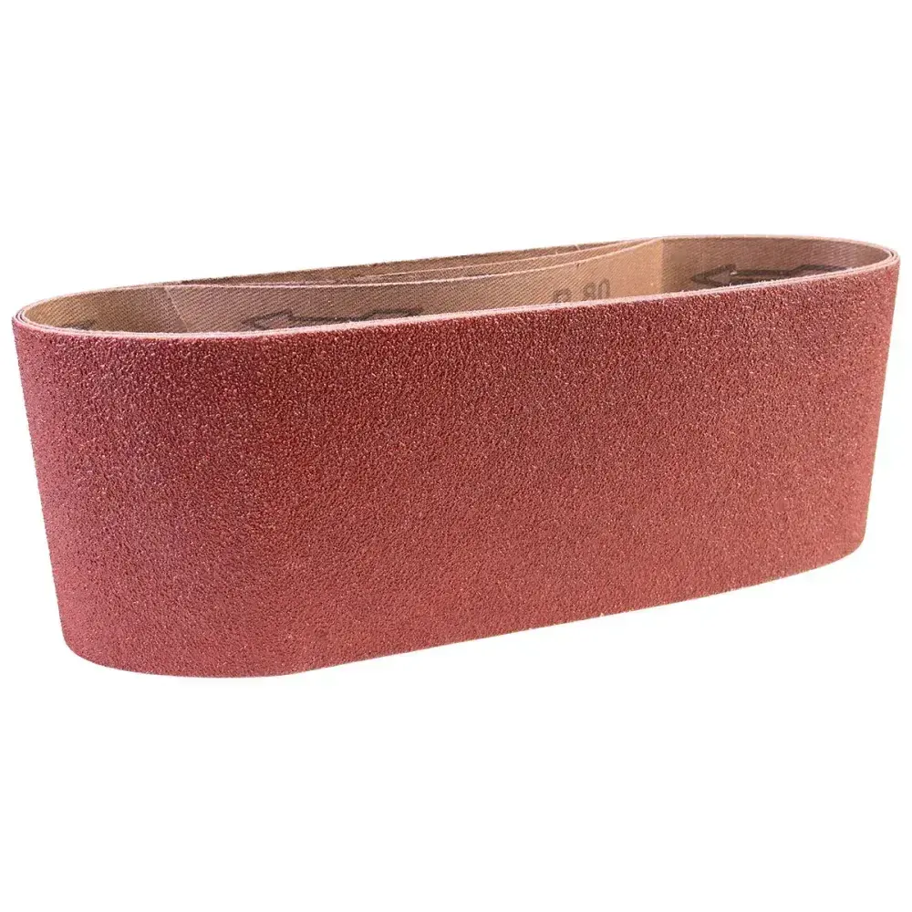 Lixa cinta 100X610MM grão 80 costado de lona 3 peç Worker — fotografia 5