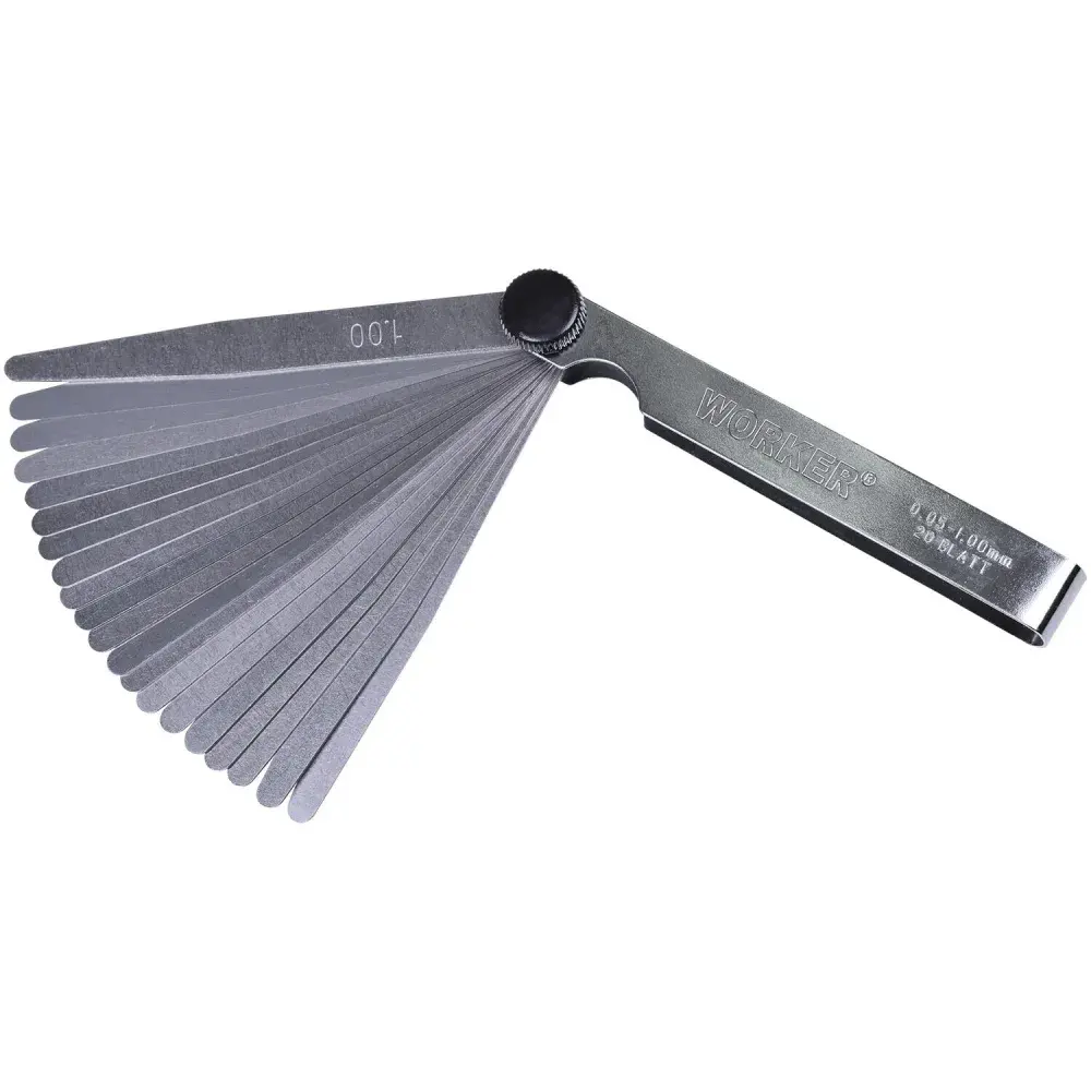 Calibre folga 20 lamina 0,05 a 1MM Worker