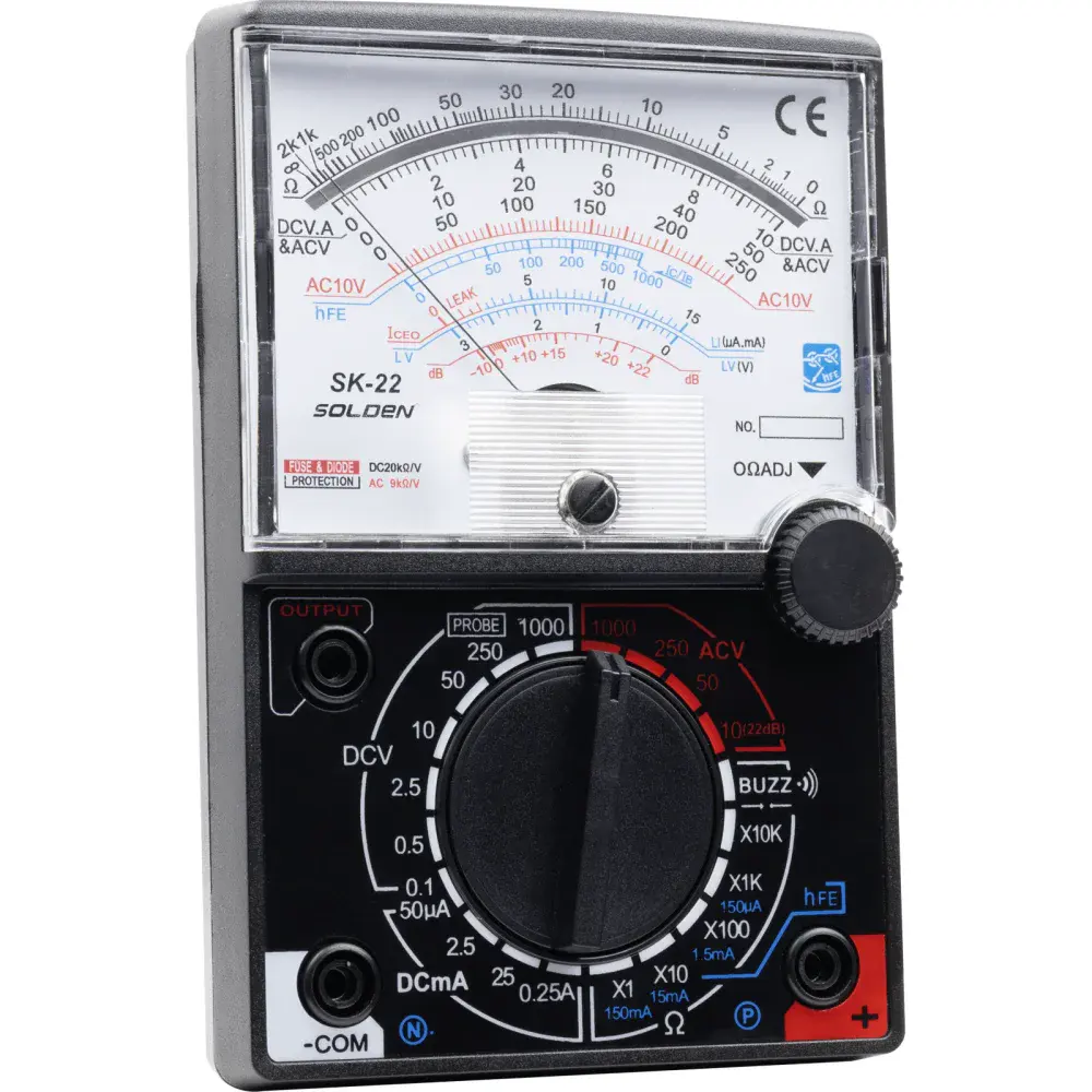 Multímetro analógico SK-22 ac/dc Solden