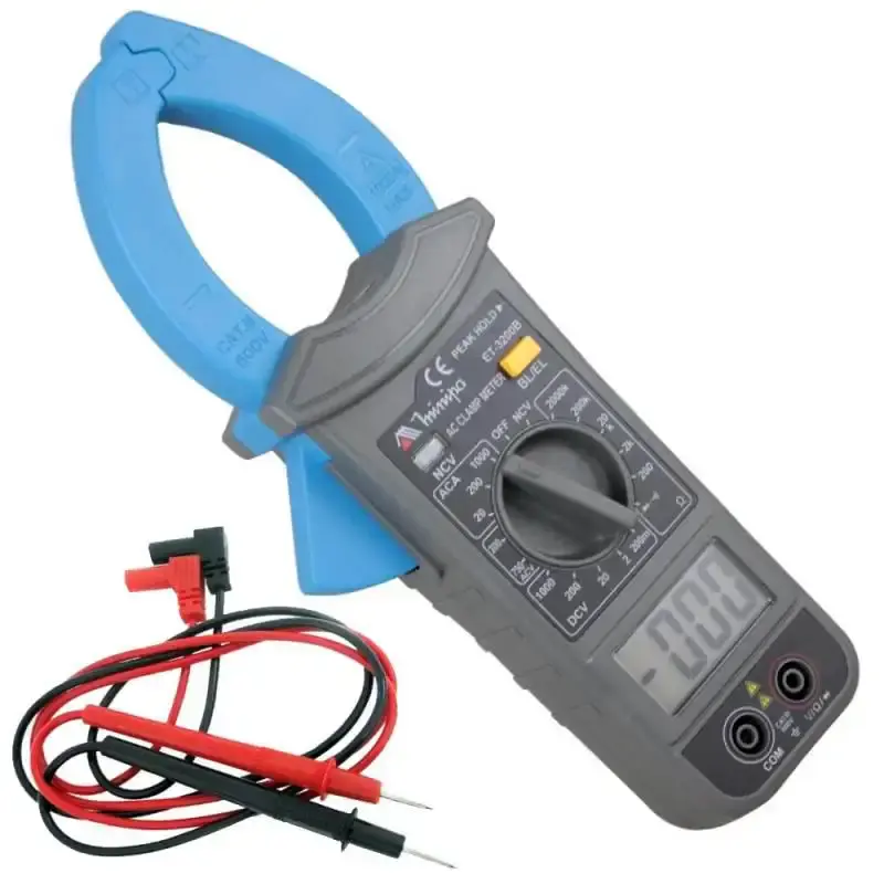 Alicate amperímetro digital ET-3200B Minipa — fotografia de referência