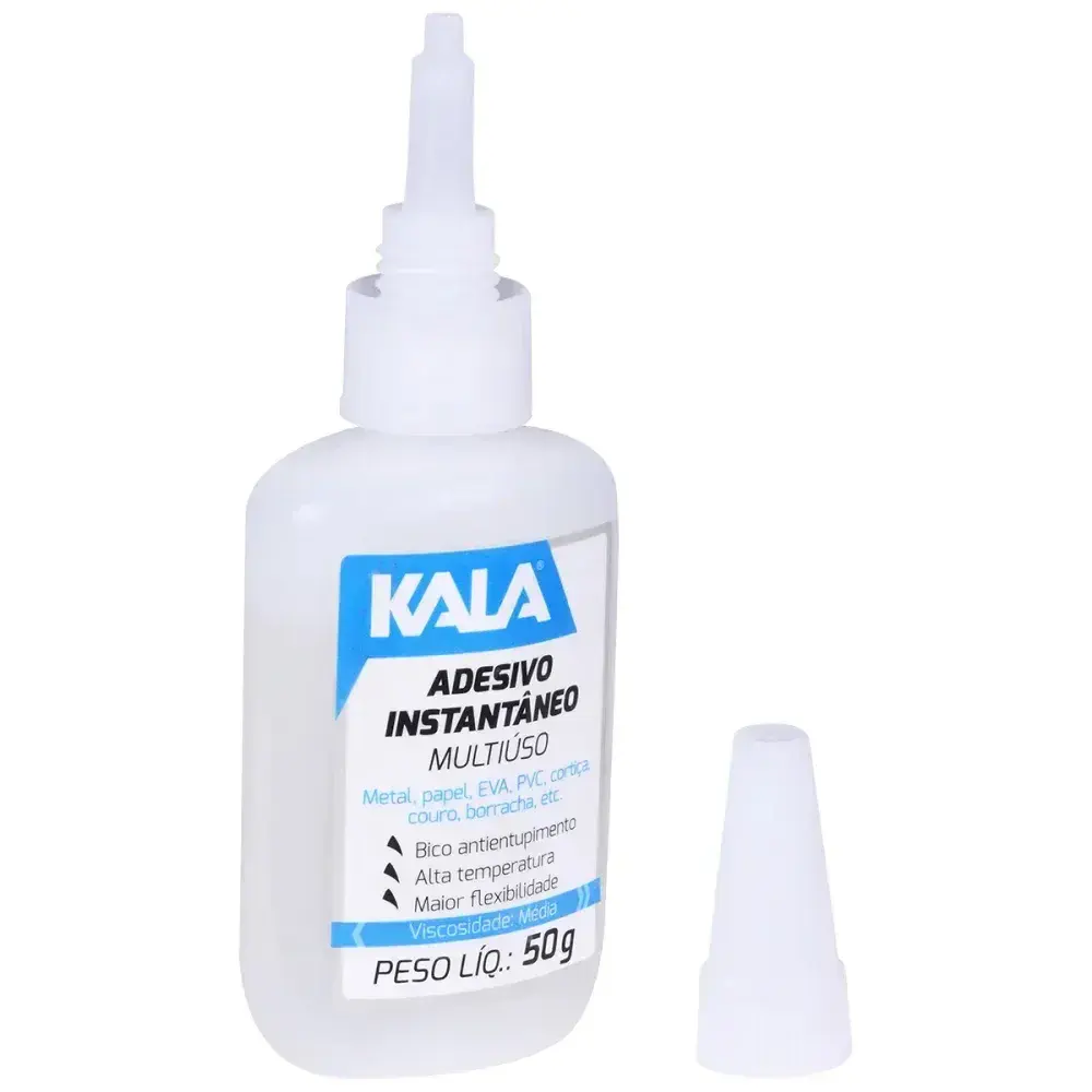 Adesivo instantâneo bico anti entupimento 50G Kala — fotografia 7
