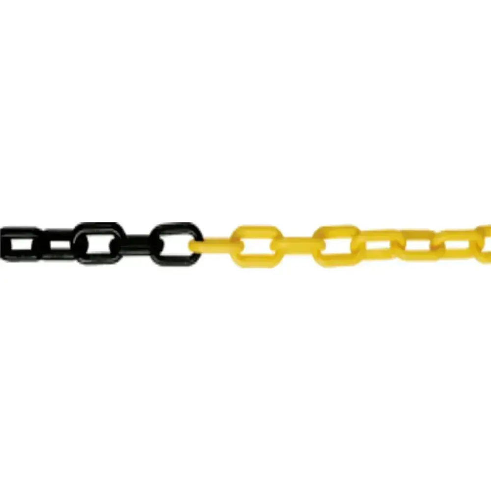 Corrente plástica 9MM amarelo/preto 10M Plastcor — fotografia 5