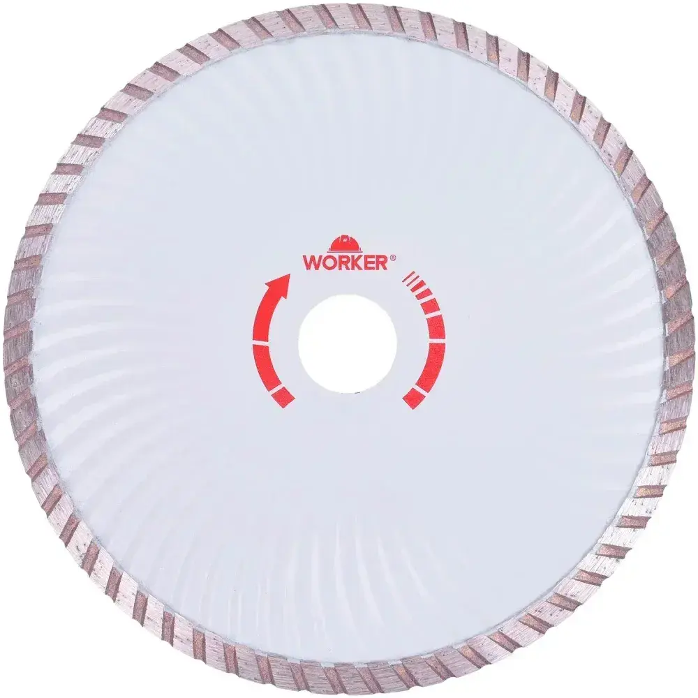 Disco diamantado turbo 110MM x 20MM Worker — fotografia 6