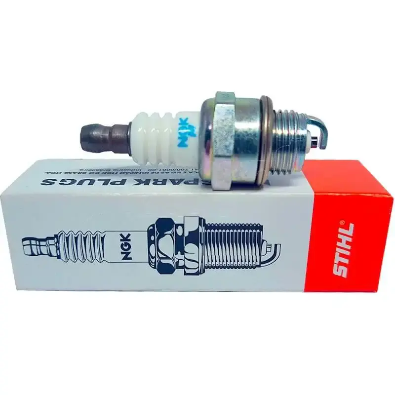Vela ignição NGK original Stihl para roçadeira/motosserra 00004007000 — fotografia de referência