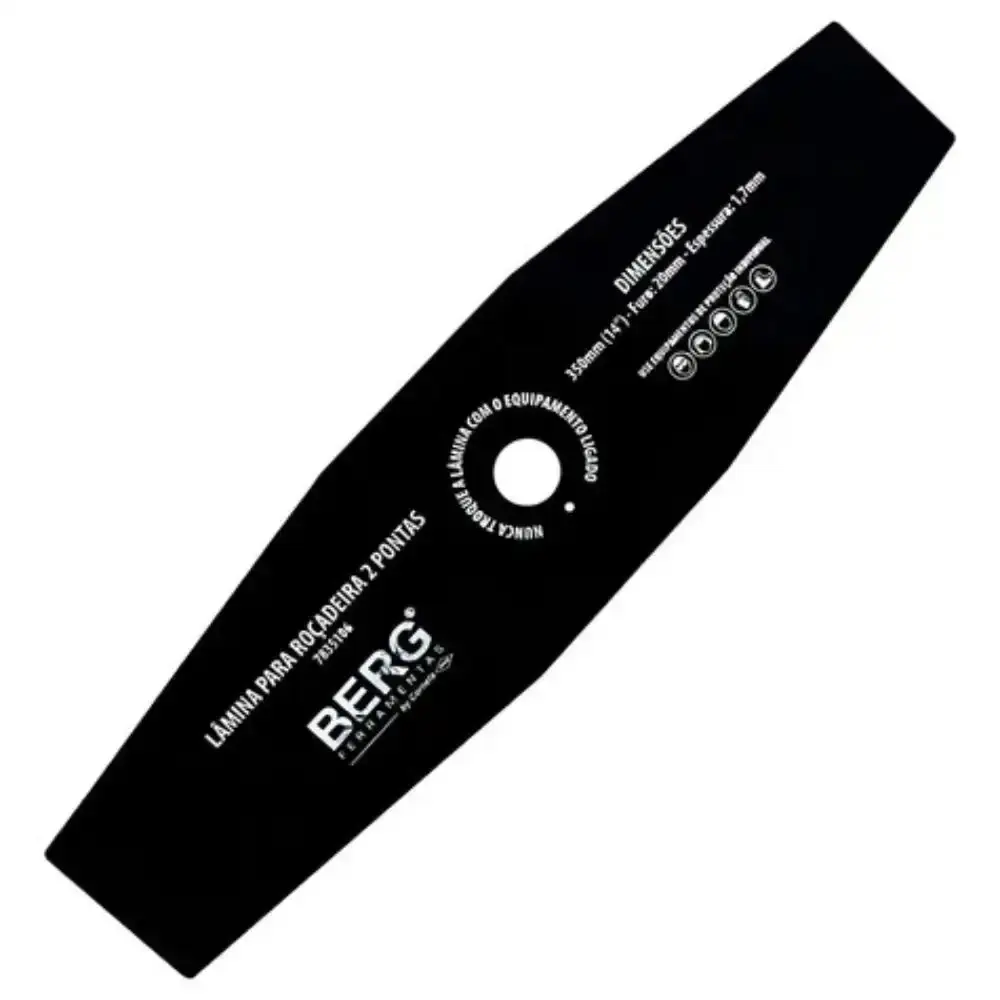 Lâmina faca roçadeira para tekna toyama 350MM furo 1 polegada 25,4MM berg — fotografia de referência
