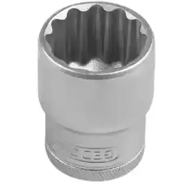 Soquete estriado em aço cromo vanádio 1/2 19MM Gedore — fotografia 4