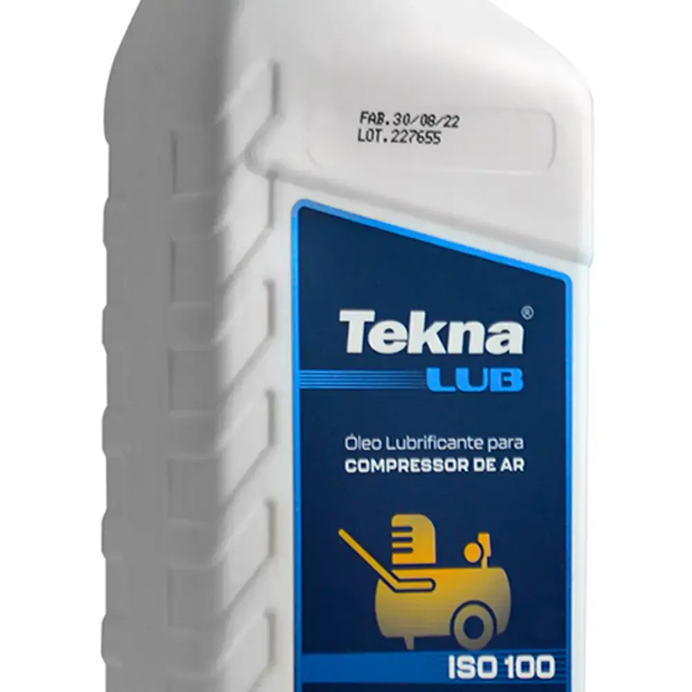 Kit óleo para compressor 1 litro 10 unidades 900340 Tekna — fotografia 5