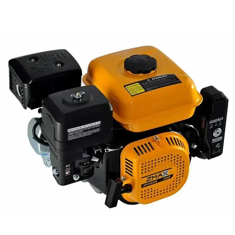 Motor gasolina 7 HP 4 tempos partida elétrica ZM70G4TE Zmax — fotografia 4