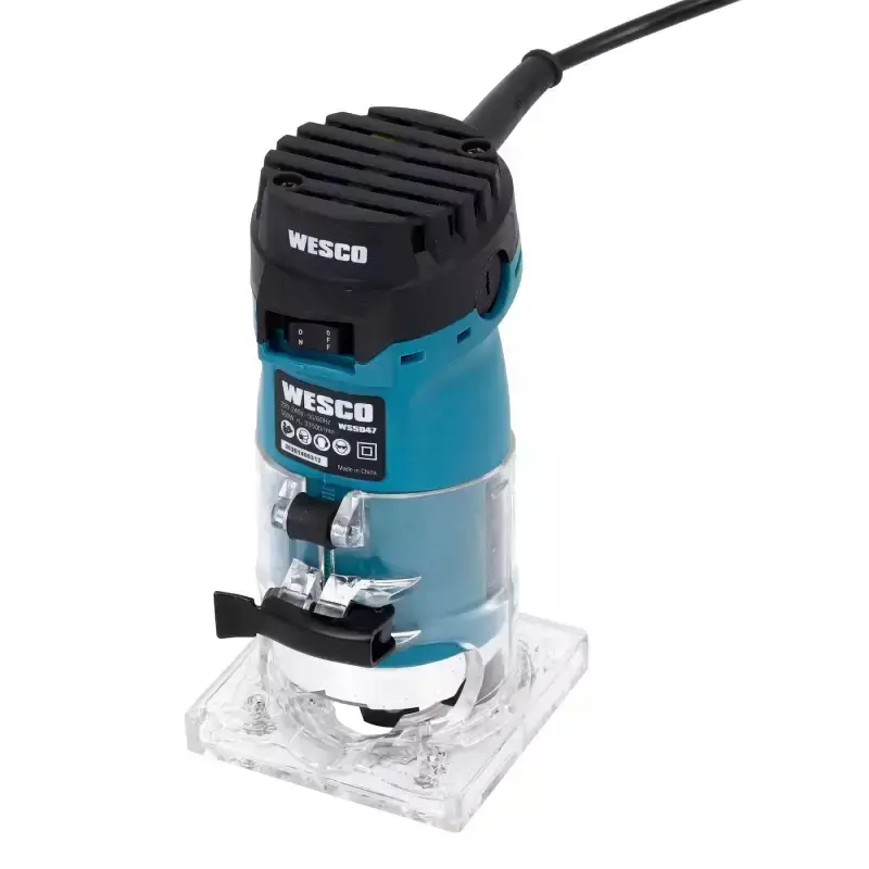 Tupia laminadora 6 MM 500W com 2 pinças WS5047 Wesco 110V — fotografia 3