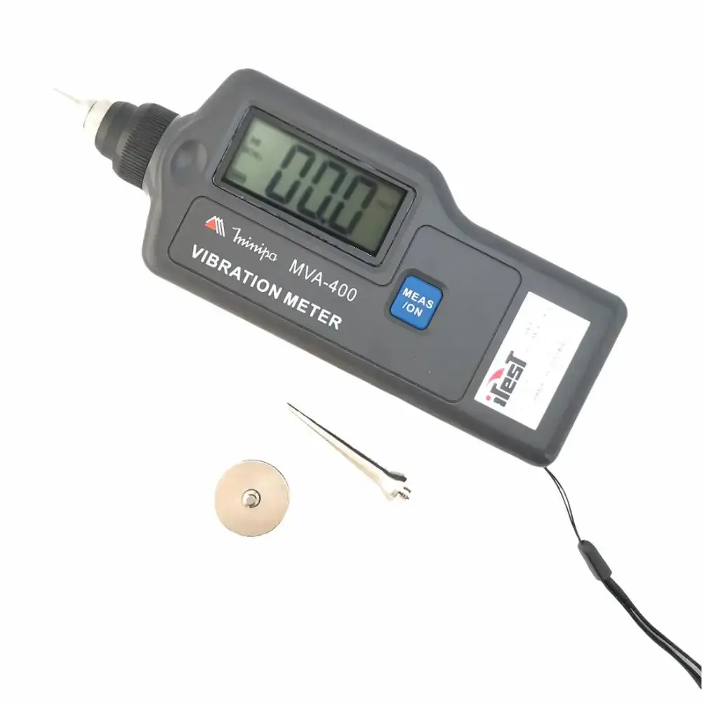 Medidor de vibração digital portátil MVA-400 Minipa — fotografia 4