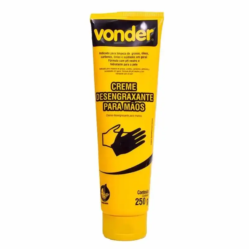 Creme desingraxante para mãos bisnaga 250 GR Vonder