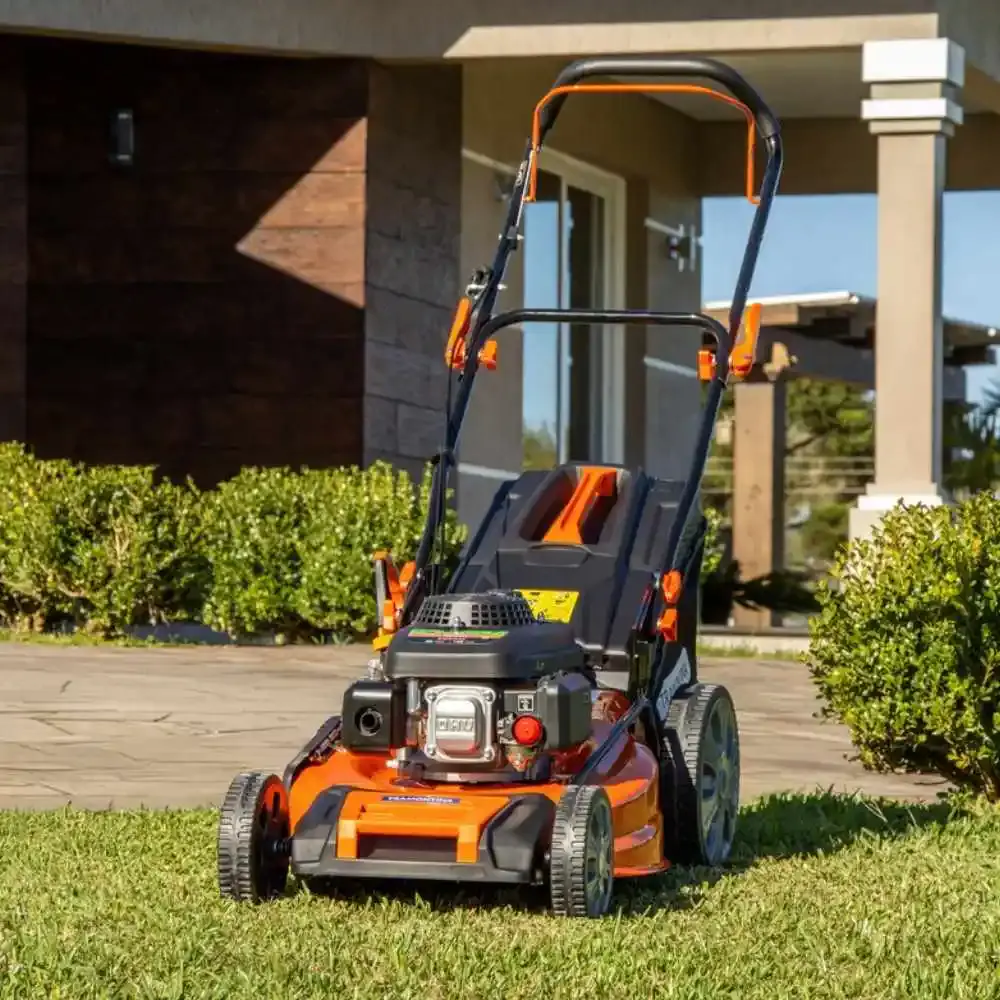 Cortador de grama a gasolina 530MM 159CC CC53M com recolhedor Tramontina — fotografia 7