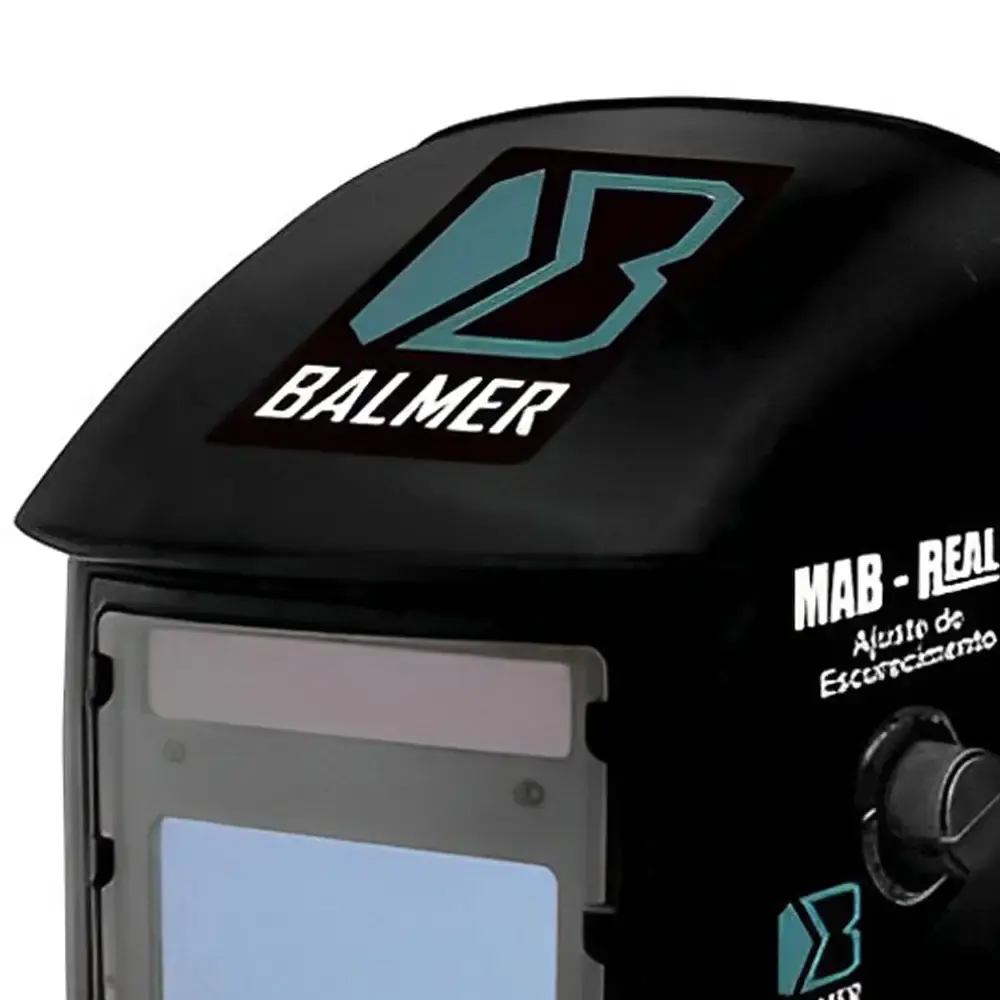 Máscara automática de solda regulável real vision Balmer — fotografia 3