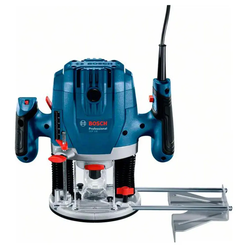 Tupia para madeira com acessórios gof 130 1/4 1.300W 127V Bosch — fotografia 5