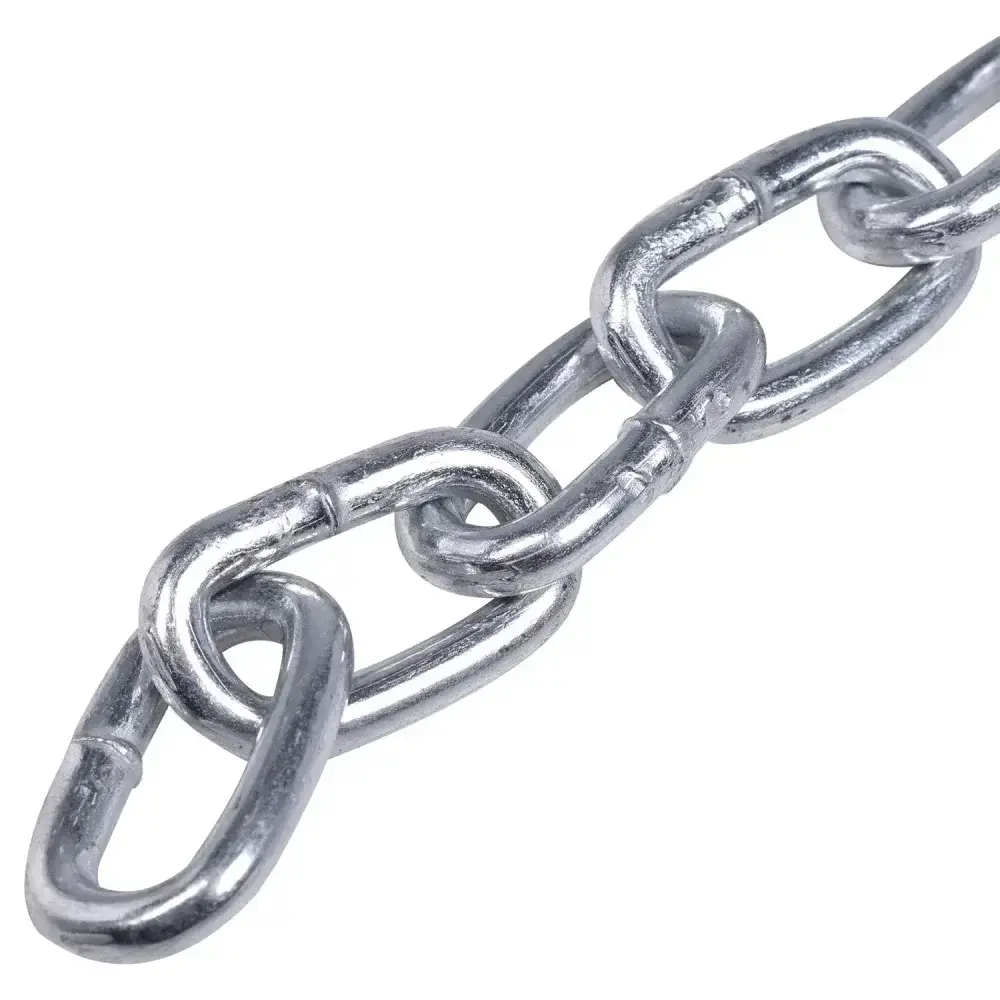 Corrente galvanizada com elo curto 4,8MM Acerosid - metro — fotografia 10