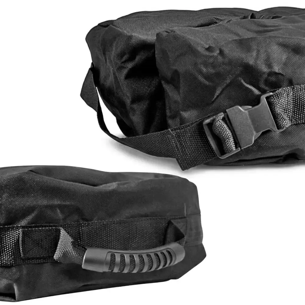 Base para ombrellone 35KG bolsa redonda para areia 46X46X15CM casa LYS — fotografia 7