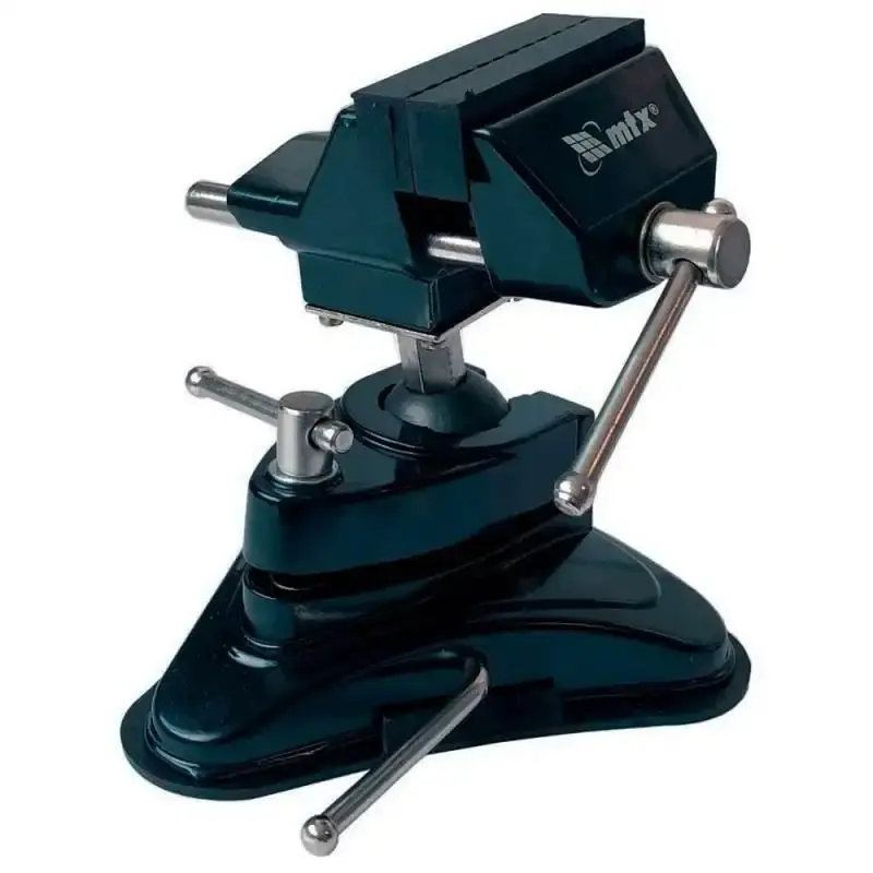 Mini torno morsa de bancada 3 POL 70 MM base com ventosa MTX — fotografia de referência