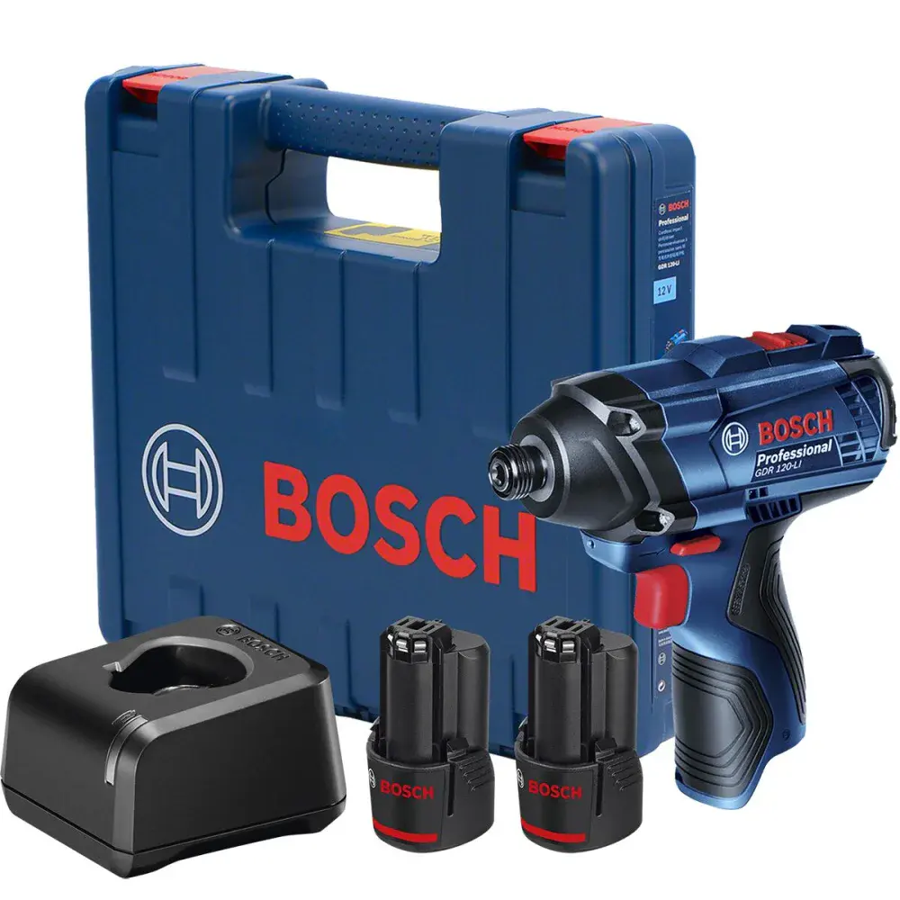 Chave de impacto a bateria de lítio 1/4 GDR120-LI 12V biv Bosch — fotografia de referência