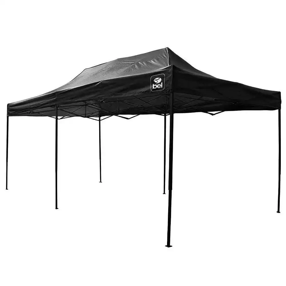 Tenda gazebo 3 x 6 metros em aço dobrável várias cores BEL Azul Belfix — fotografia 11