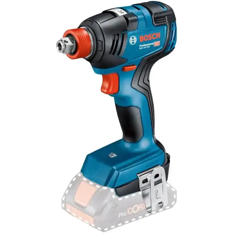 Chave de impacto 18V brushless 2 em 1 GDX18V-200 + aspirador pó e líquido 10L GAS 18V-10 Bosch — fotografia 2
