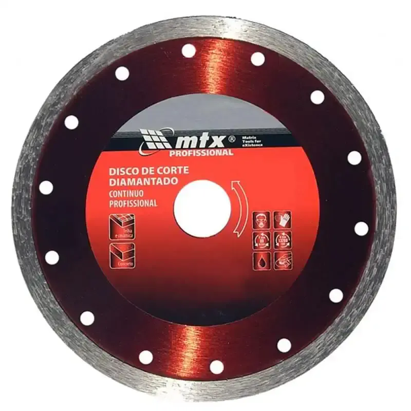 Disco de Corte Diamantado 9 POL 230 x 25.4 MM Corte Molhado Contínuo 731929 MTX — fotografia de referência