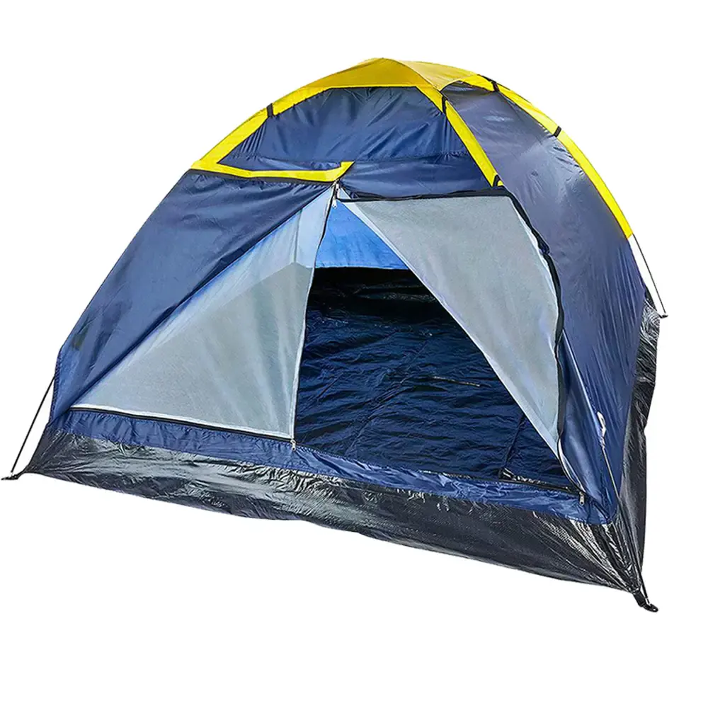 Barraca Camping Iglu até 4 Pessoas com Colchão Inflável Solteiro — fotografia 2