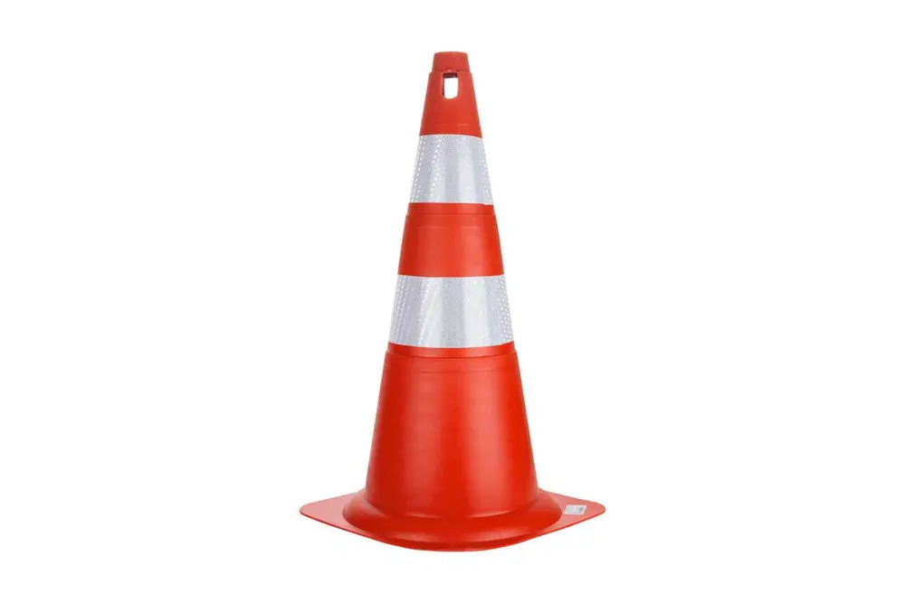 Cone flexível refletivo 70CM lj delta plus Deltaplus — fotografia de referência