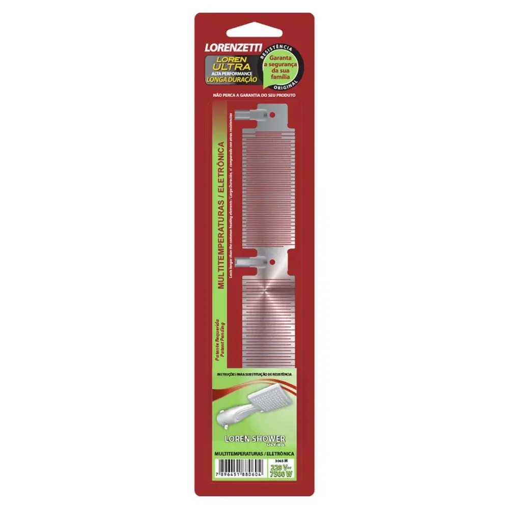 Resistência ultra lo shower 7500W 220V lorenzetti Lorenzetti Duchas — fotografia de referência