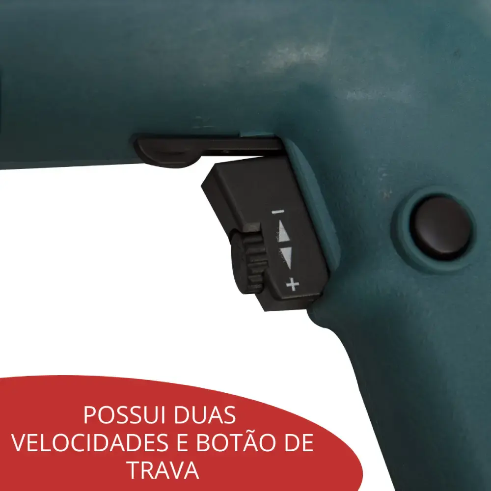 Furadeira de impacto 3/8 POL 550W Evald 110 V — fotografia 2