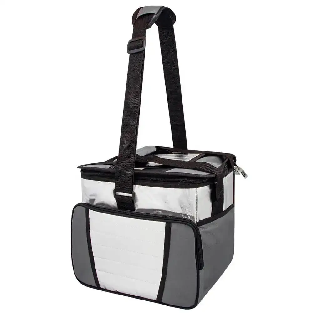 Bolsa térmica 24 litros com divisória 003621 Mor — fotografia 6